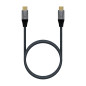 AISENS Câble USB 3.2 Gen2X2 aluminium 20 Gbps 5 A 100 W E-Mark, type USB-C/M-USB-C/M, gris, 2 m AISENS Câble USB 3.2 Gen2X2 aluminium 20 Gbps 5 A 100 W E-Mark, type USB-C/M-USB-C/M, gris, 2 m