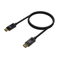CABLE DISPLAYPORT 1.2 4K AISENS A124-0548 DISPLAYPORT MACHO DISPLAYPORT MACHO 50 CM NEGRO