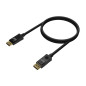 CABLE DISPLAYPORT 1.2 4K AISENS A124-0548 DISPLAYPORT MACHO DISPLAYPORT MACHO 50 CM NEGRO CABLE DISPLAYPORT 1.2 4K AISENS A124-0548 DISPLAYPORT MACHO DISPLAYPORT MACHO 50 CM NEGRO