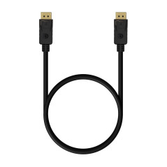 CABLE DISPLAYPORT 1.2 4K AISENS A124-0548 DISPLAYPORT MACHO DISPLAYPORT MACHO 50 CM NEGRO