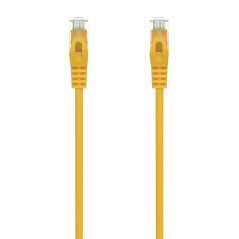 AISENS Câble réseau Latiguillo RJ45 LSZH CAT.6A 500 MHZ UTP AWG24-1.5M Jaune