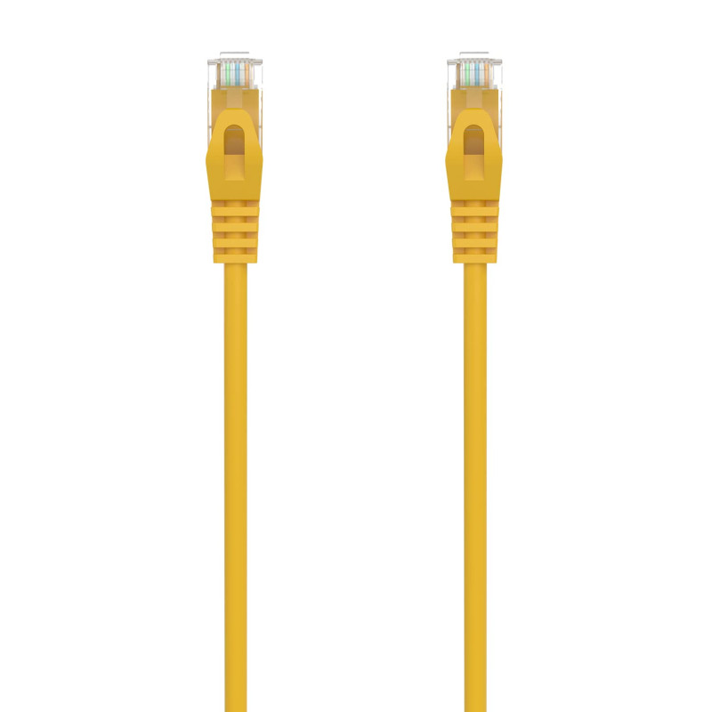 AISENS Câble réseau Latiguillo RJ45 LSZH CAT.6A 500 MHZ UTP AWG24-1.5M Jaune