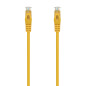 AISENS Câble réseau Latiguillo RJ45 LSZH CAT.6A 500 MHZ UTP AWG24-1.5M Jaune