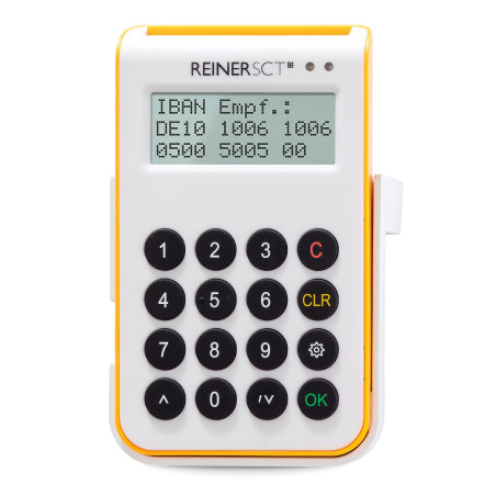 Reiner SCT CyberJack One Lecteur de Carte à Puce pour HBCI/FinTS, EBICS & générateur Tan I Lecteur de Cartes pour Banque en Lign