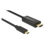 DeLOCK 85291 câble vidéo et Adaptateur 2 m USB Type-C HDMI Noir DeLOCK 85291 câble vidéo et Adaptateur 2 m USB Type-C HDMI Noir