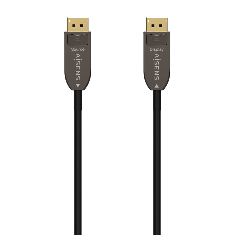 AISENS CABLE DISPLAYPORT 1.4 8K A155-0607 DISPLAYPORT MACHO DISPLAYPORT MACHO 15M NEGRO AISENS CABLE DISPLAYPORT 1.4 8K A155-0607 DISPLAYPORT MACHO DISPLAYPORT MACHO 15M NEGRO