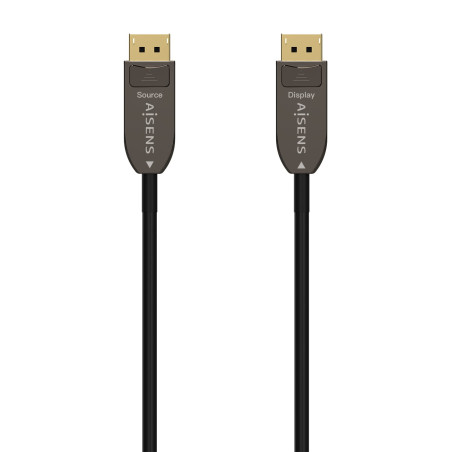 AISENS CABLE DISPLAYPORT 1.4 8K A155-0607 DISPLAYPORT MACHO DISPLAYPORT MACHO 15M NEGRO