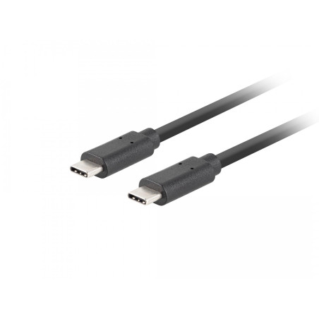 LANBERG Câble USB-C 3.1 GEN 2 MÂLE/MÂLE 10Go/S PD100W 1,8M Noir