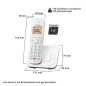 Panasonic Tel+®fono inal+ímbrico dect KX-TGC250SPW Panasonic Tel+®fono inal+ímbrico dect KX-TGC250SPW