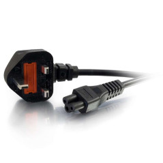 Cbl/2m BS 1363 to IEC 60320 C5 Pwr Cord