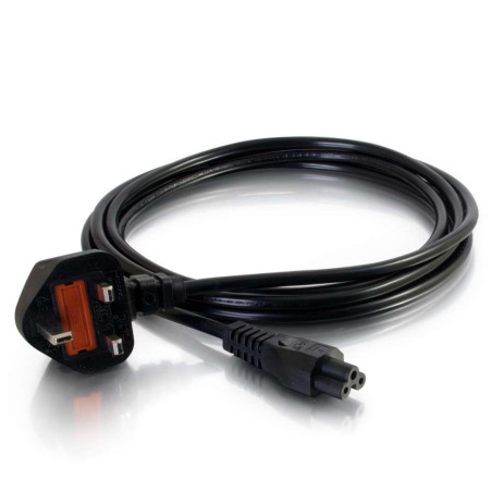 Cbl/2m BS 1363 to IEC 60320 C5 Pwr Cord