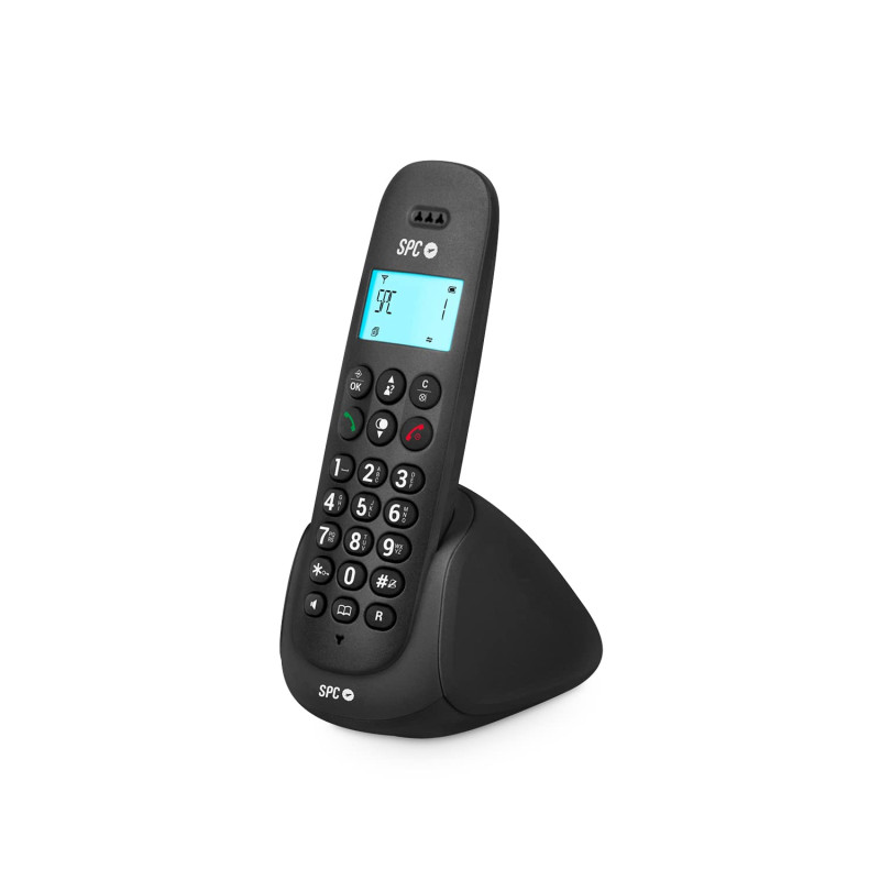 SPC Art – Téléphone Fixe sans Fil avec écran Lumineux, identificateur d’Appel, Mains Libres, répertoire, Mode muet, compatibilit SPC Art – Téléphone Fixe sans Fil avec écran Lumineux, identificateur d’Appel, Mains Libres, répertoire, Mode muet, compatibilit