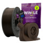 WINKLE Filament PLA HD 1.75mm Brun Ébène pour Impression 3D, Bobine PLA 1kg, Filament Imprimante 3D, Matériaux d'impression 3D, 