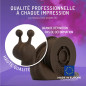 WINKLE Filament PLA HD 1.75mm Brun Ébène pour Impression 3D, Bobine PLA 1kg, Filament Imprimante 3D, Matériaux d'impression 3D, 