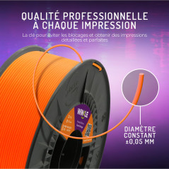WINKLE Filament PLA HD Fluorescent 1.75mm Jaune Électrique pour Impression 3D, Bobine PLA 1kg, Filament Imprimante 3D, Matériaux