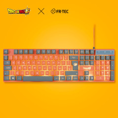 FRTEC - Dragon Ball Super Pack Keyboard + Souris + Tapis Compatible PC (QWERTY)