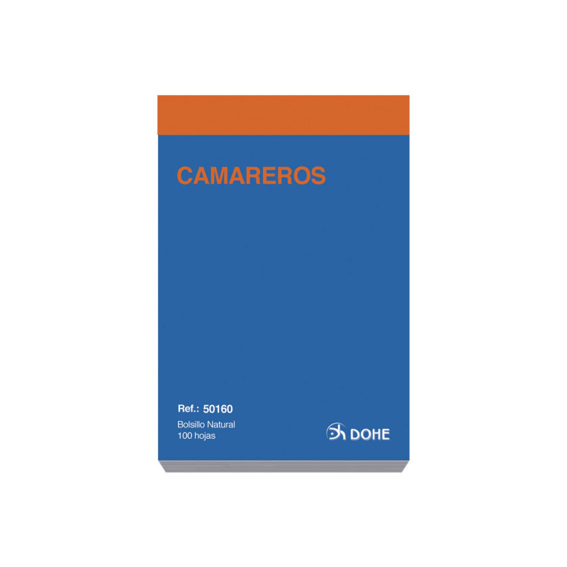 Dohe 50160 Carnet de poche de serveur en espagnol simple