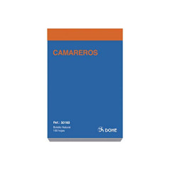 Dohe 50160 Carnet de poche de serveur en espagnol simple
