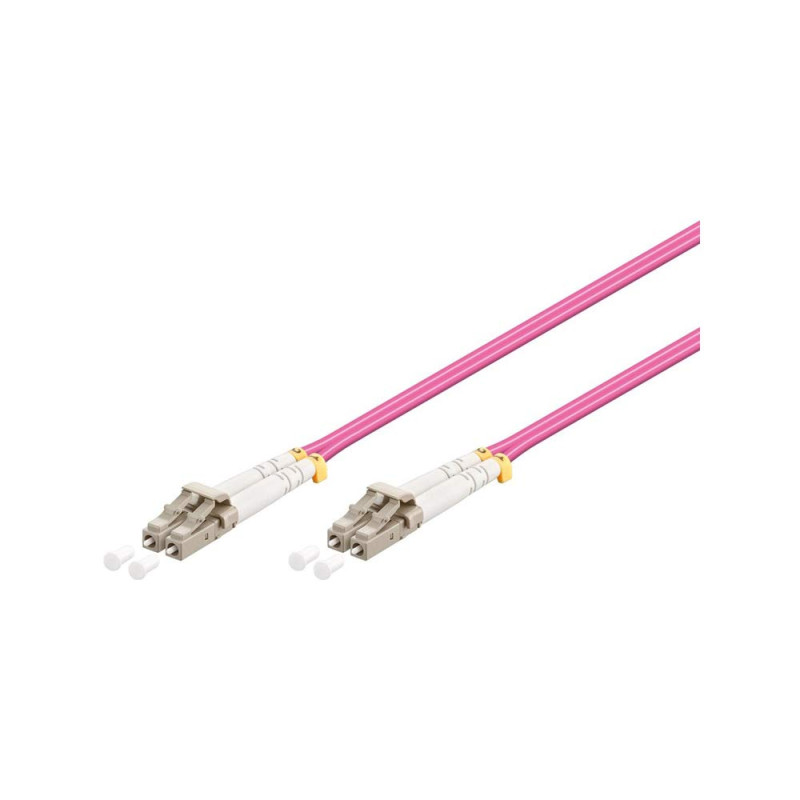 Goobay 95934 Câble à Fibres Optiques, Multimode (OM4), Violett, 1 m Longueur Goobay 95934 Câble à Fibres Optiques, Multimode (OM4), Violett, 1 m Longueur