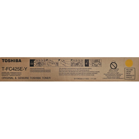 Toshiba T-FC425EY TFC425EY TONER YELLOW (CARTRIDGE) (6AJ00000238)