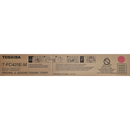 Toshiba T-FC425EM TFC425EM TONER MAGENTA (CARTRIDGE) (6AJ00000237)