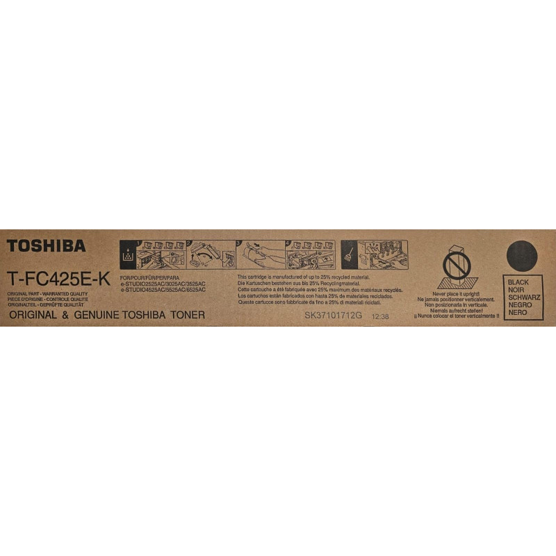 Toshiba Cartouches d'encre de Marque modèle Toner Noir T-FC425EK e-STUDIO6525AC Series 39800 p