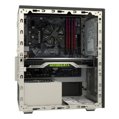 Itek SMALLCOM-P Boîtier Mini Tour mATX, USB3, 2XUSB2, Type-C, Mesh, Noir