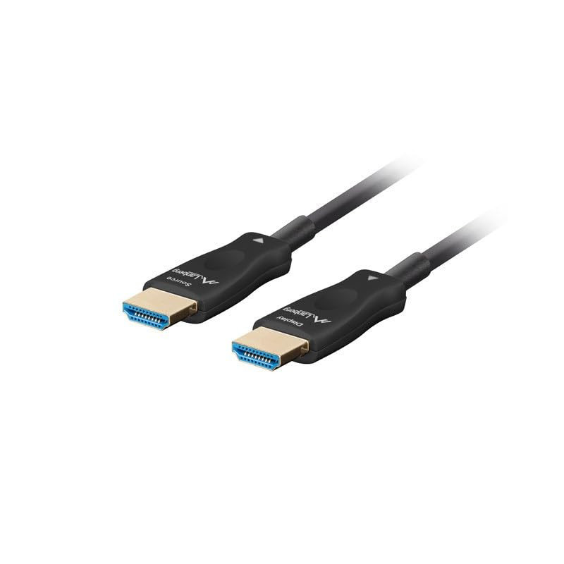 Lanberg CA-HDMI-30FB-0200-BK Câble optique HDMI M/M 20 m v2.1 8K AOC Lanberg CA-HDMI-30FB-0200-BK Câble optique HDMI M/M 20 m v2.1 8K AOC