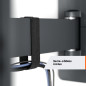 Vogel's TVM 1625 Support Mural TV orientable pour téléviseurs 40-77 Pouces, Poids Max. 35 kg, Pivotant jusqu'à 120º, Support TV 