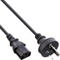 InLine 16650D câble électrique Noir 0,5 m Prise d'alimentation type I Coupleur C13 - Cables électriques (0,5 m, Male connector / InLine 16650D câble électrique Noir 0,5 m Prise d'alimentation type I Coupleur C13 - Cables électriques (0,5 m, Male connector /