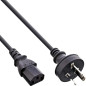 InLine 16650D câble électrique Noir 0,5 m Prise d'alimentation type I Coupleur C13 - Cables électriques (0,5 m, Male connector / InLine 16650D câble électrique Noir 0,5 m Prise d'alimentation type I Coupleur C13 - Cables électriques (0,5 m, Male connector /