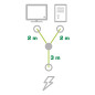 InLine 16657F câble électrique Noir 5 m Prise d'alimentation type F Coupleur 2 x C13 - Cables électriques (5 m, Male connector / InLine 16657F câble électrique Noir 5 m Prise d'alimentation type F Coupleur 2 x C13 - Cables électriques (5 m, Male connector /