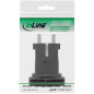 InLine Adaptateur de Secteur Schuko Prise sur Australie/Argentine Prise Femelle InLine Adaptateur de Secteur Schuko Prise sur Australie/Argentine Prise Femelle