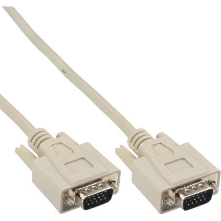 InLine 4043718163809 Câble VGA 10 m Blanc