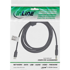 InLine® Câble de charge USB type C vers ASUS/Lenovo (rond), 2 m