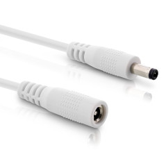 InLine - Câble d'extension CC universel pour Amazon Echo Dot, bandes LED, caméras de surveillance, fiche CC mâle/femelle 4,0 x 1