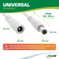 InLine Slatwall 23182B Grand plateau Blanc