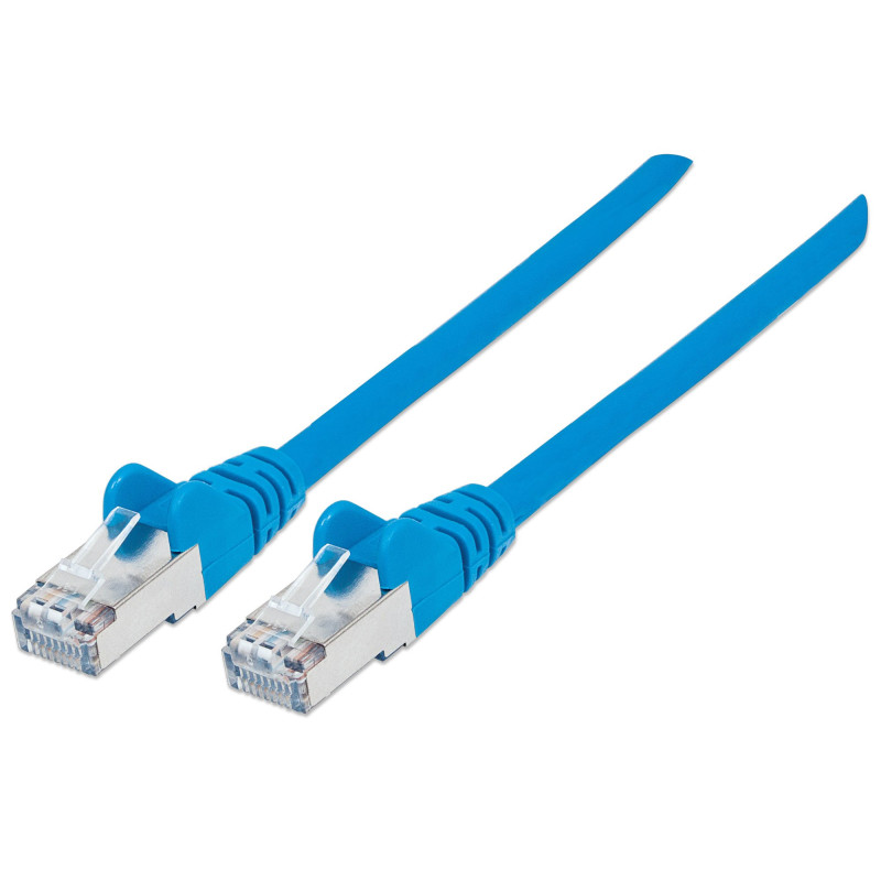 Intellinet 735957 Câble Réseau, RJ45 Connecteur Mâle, Cat 6 SFTP 100% Cuivre, Bleu, 20 m Intellinet 735957 Câble Réseau, RJ45 Connecteur Mâle, Cat 6 SFTP 100% Cuivre, Bleu, 20 m