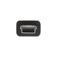 InLine 33107X câble USB 1 m Mini-USB B Noir - Câbles USB (1 m, Mini-USB B, 480 Mbit/s, Noir)