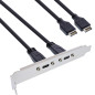 InLine® Fente USB Type-C vers USB 3.1 Panneau avant Key-A interne 0,5 m InLine® Fente USB Type-C vers USB 3.1 Panneau avant Key-A interne 0,5 m