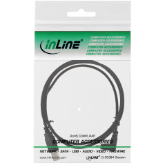 InLine 34210 câble USB 1 m USB A Mini-USB B Noir - Câbles USB (1 m, USB A, Mini-USB B, 2.0, Male connector / Male connector, Noi