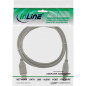 InLine 34550H Câble USB 2.0 AM/BM Contacts dorés 10 m Beige InLine 34550H Câble USB 2.0 AM/BM Contacts dorés 10 m Beige