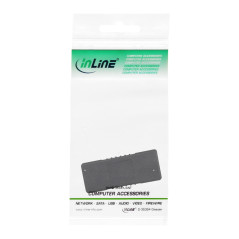 InLine - 35300P - Adaptateur USB 3.0 Femelle/Femelle, 5 Gbps, en Plastique - Noir