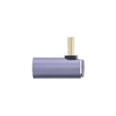 InLine® Adaptateur USB 4 USB Type-C mâle/Femelle coudé Haut/Bas en Aluminium, Gris