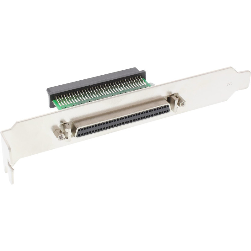 InLine 45550 SCSI III U320 Équerre Slot (68 Broches, Mini Prise SUB D vers Prise, intérieur/extérieur) InLine 45550 SCSI III U320 Équerre Slot (68 Broches, Mini Prise SUB D vers Prise, intérieur/extérieur)