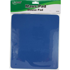 InLine 55455B tapis de souris Bleu - Tapis de souris (Bleu, Uniforme, mousse, Base antidérapante)