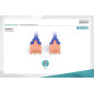 DIGITUS Câble LAN Cat 6-10m - RJ45 Câble réseau - UTP non blindé - Compatible Cat-6A & Cat-5e - Bleu DIGITUS Câble LAN Cat 6-10m - RJ45 Câble réseau - UTP non blindé - Compatible Cat-6A & Cat-5e - Bleu