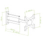 Techly ICA-LCD 2903WH Support Mural métallique pour écran Plat de 75 x 75,100 x 100,200 x 100, 200 x 200 mm Blanc 0-12° 94 cm Techly ICA-LCD 2903WH Support Mural métallique pour écran Plat de 75 x 75,100 x 100,200 x 100, 200 x 200 mm Blanc 0-12° 94 cm