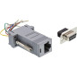 InLine 68889B Adaptateur Sub D 9 Broches vers Prise RJ45 InLine 68889B Adaptateur Sub D 9 Broches vers Prise RJ45