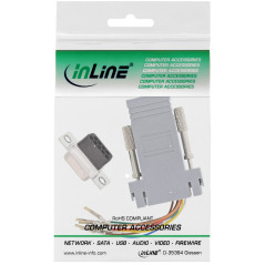 InLine 68889B Adaptateur Sub D 9 Broches vers Prise RJ45